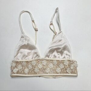 Angie Bauer Lucia Bralette ivory Lace Small